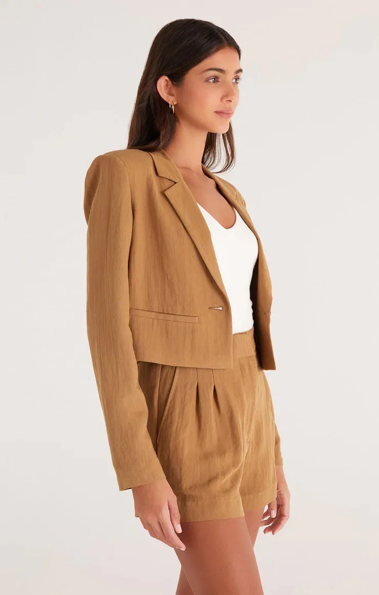 The Dana Airy Cropped Blazer