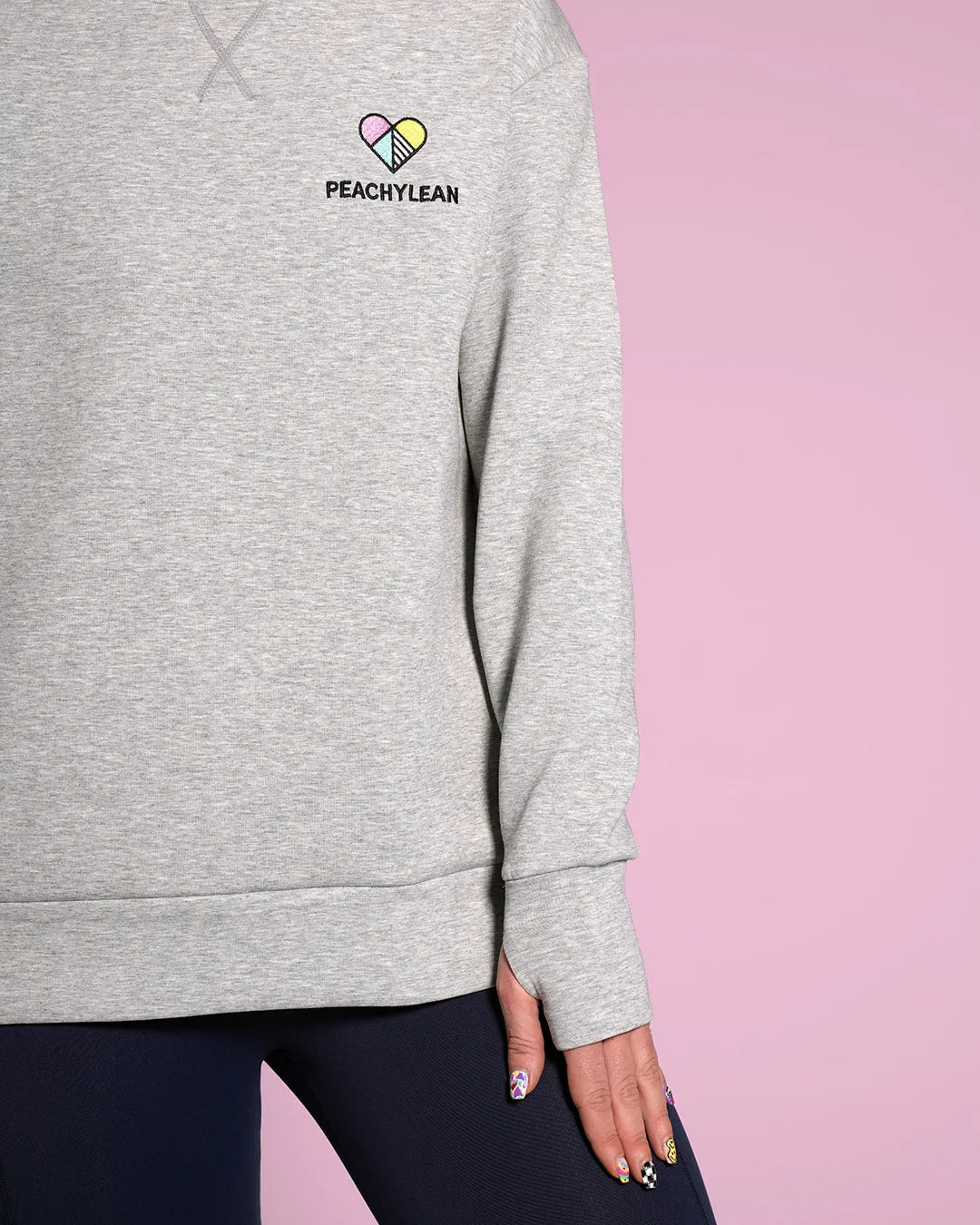 The Everyday Crew Neck Soft Cloud Grey