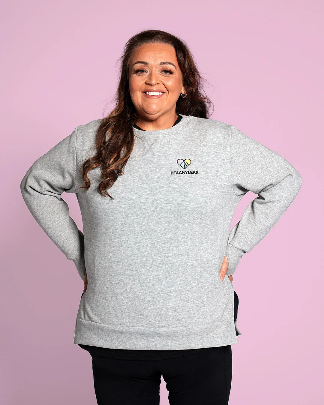 The Everyday Crew Neck Soft Cloud Grey